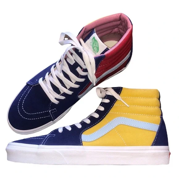 🌟NWOT🌟 Vans Sk8-Hi Multi-Color Shoes - Picture 1 of 15